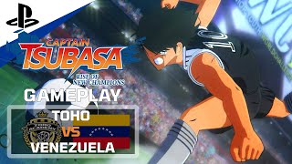 TOHO vs VENEZUELA Captain Tsubasa Rise Of New Champions | PS5 2K