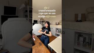 nueva serie transformando ropa que no uso en algo diferente🍊🧵 #upcycling music:shushubobo #sewing