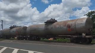 Trem carregado saindo de Timon para Teresina