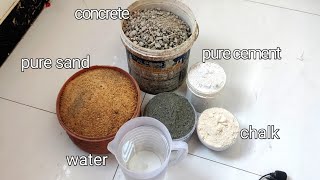 TUTORIAL ASMR: how to make gritty sand+cement textures|| tutorial+ results