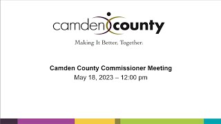 Camden County Board of Commissioners May 2023 Meeting