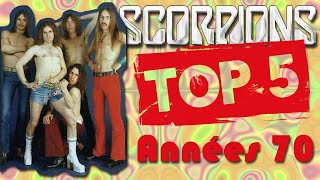 🥇 TOP 5 des morceaux de SCORPIONS - Années 70