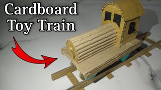 How to make Cardboard Toy Train🚆 at Home || RC Cardboard Train 🚆 #cardboard #train