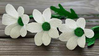 How to make Easy Paper Daisy Flowers DIY Paper Craft Flowers Tutorial