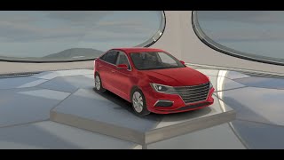 Sedan Car 2022 3D Model Review | SCORPYAZILIMMARKET.COM - 3D MODEL SHOP