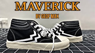 BELI SEPATU ARIEL NOAH❗️REVIEW GEOF MAX MAVERICK MID BLACK WHITE