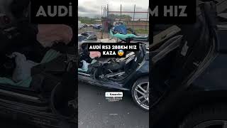 Audi Rs3 288KM Hızla Kaza #youtubeshorts #aboneol #cars