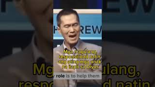 Mga magulang, responsilidad natin ang ating mga anak na ilapit sila sa Diyos by  (Ptr.Peter Tan-chi)