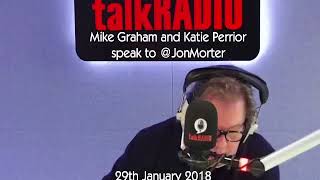 Mike Graham & Katie Perrior on talkRADIO with guest Jon Morter