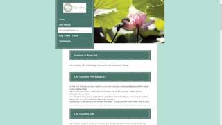 Infinite Coaching Website Navigation Video by Ascensor Air Web Design