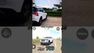 Real Vs Game xuv700 Drift Indian car Simulator 3d #shorts #ashortaday #xuv700 #viral #trending