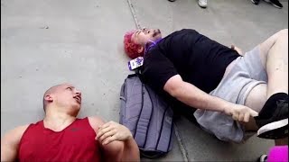 TYLER AND GREEK FINALLY MEETS IN TWITCHCON!!! +GREEK AND TYLER SUMO WRESTLES +MACAIYLA SIGNS YEEZYS