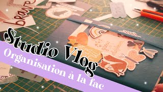 STUDIO VLOG | Rentrée à la fac, Organisation & Calendrier de l'Avent