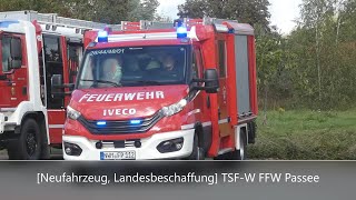 [Neufahrzeug, Landesbeschaffung] TSF-W FFW Passee