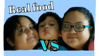 Real food vs shopkins