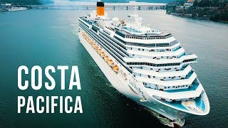 COSTA PACIFICA КРУИЗ. Коста Круизы в Стокгольме, Швеция. DJI Mavic Pro воздушная съемка с дрона.