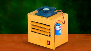 How to make Air Conditioner with Cardboard Cooling Fan - Air Conditioner - AC