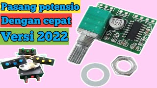 Cara memasang potensio volume ke ampli power pam 8403