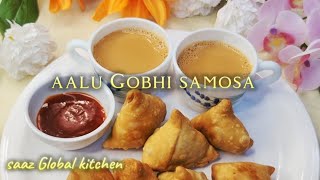 The Easiest Aalu Gobhi Samosa (आलू गोभी समोसा)