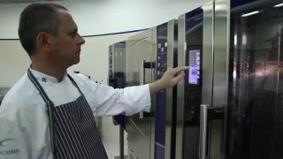 Fully automatic cleaning system in Electrolux air-o-steam Touchline