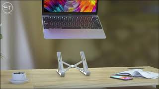 Laptop Stand | Adjustable Aluminum Laptop Tablet Stand