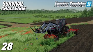 PLANNING OUT THE NEW FIELDS! | Survival Challenge | Farming Simulator 22 - Ep28