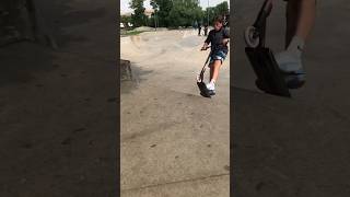 ВИП НА ХИЛ!😲❤️ (НОЖКА СЛЕТЕЛА😭) #scooter #shortvideo #трюкинасамокате