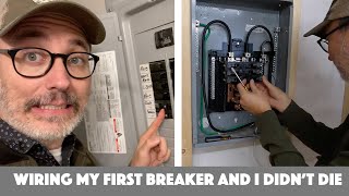 Wiring my first breaker and outlet - and I didn't die???