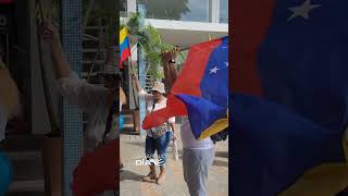 Venezolanos en Cartagena protestan contra gobierno Nicolas Maduro