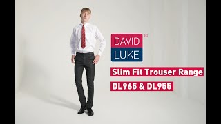 David Luke Slim Fit Trouser Range DL965/DL955