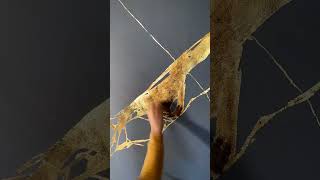 Bland Design - gilded marble effect mural