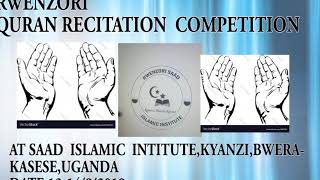 SAAD ISLAMIC  INSTITUTE   QURAN  COMPETITION BY AYOUB  MZEE