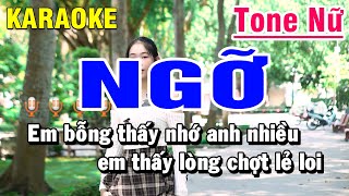 Karaoke Ngỡ Nhạc Sống Tone Nữ Remix | Beat Yến Như