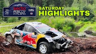 ROVANPERÄ LEADERS AFTER SS16 | SATURDAY HIGHLIGHTS WRC SECTO RALLY FINLAND 2024