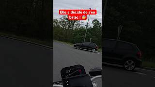 Elle a décidé de s’en balec ! 😰 😳 #shorts #moto #motard #motovlog #motards #bikelife #voiture