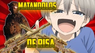 destrozando con el conjunto PITCH BLACK en CoD Mobile/(humor)