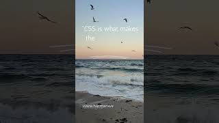 CSS is what makes the web visually appealing Learn HTML CSS with FIGMA - HarmanWebworks #motivation