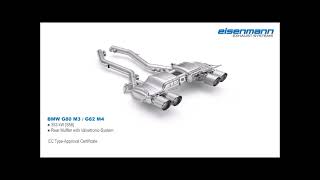 BMW G80  M3 / BMW G82 M4 Coupe EISENMANN EXHAUST SYSTEMS Soundfile #1