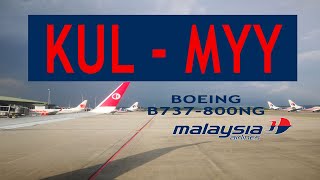 TRIP REPORT | Malaysia Airlines Boeing B737-800 MH2584: Kuala Lumpur KL Int'l KUL ✈ Miri MYY