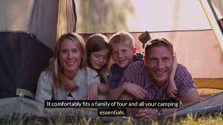 Set Up Camp in a Flash: The Popular Coleman 4-Person Cabin Tent | Quick 60-Second Setup!