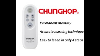 CHUNGHOP Learning Remote Control L-608