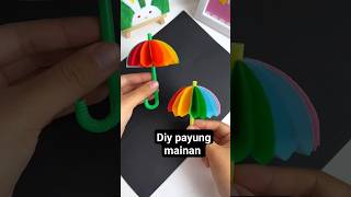 DIY PAYUNG MAINAN LUCU #shorts #shortvideo #kreasiseni #kerajinantangan #diy