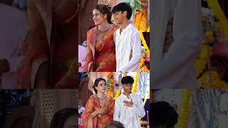 Kajol With Son Yug Devgan Takes Blessings At Durga Puja 2024