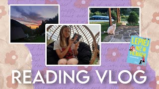 ☀️🎬📚 „Lepiej niż w filmach”,  czytanie w ogródku, międzygórskie widoki, kotki📚🎬☀️ | READING VLOG