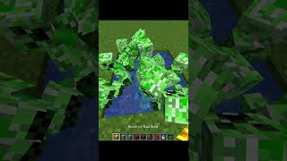 Realistic creeper blast #minecraft