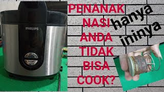 Mejikom philips tidak bisa tombol cook