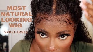 *NEW* MOST NATURAL LOOKING WIG!! CURLY EDGES FT OMGHERHAIR