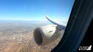 American Airlines 520 Boeing 787-9 Dreamliner First Class Landing Phoenix 4k with ATC