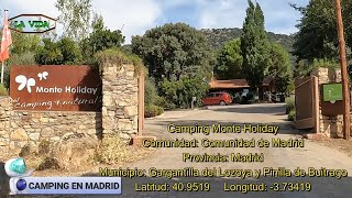 CAMPING MONTE HOLIDAY GARGANTILLA DE LOZOYA AGOSTO 2023