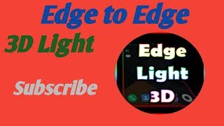 Edge to Edge 3D Light || hindi || tech competition